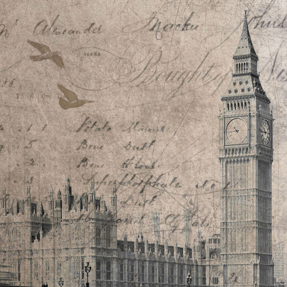 "London 2012" Painting Print on Canvas by Irena Orlov