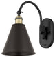 Ballston Cone Sconce, Matte Black