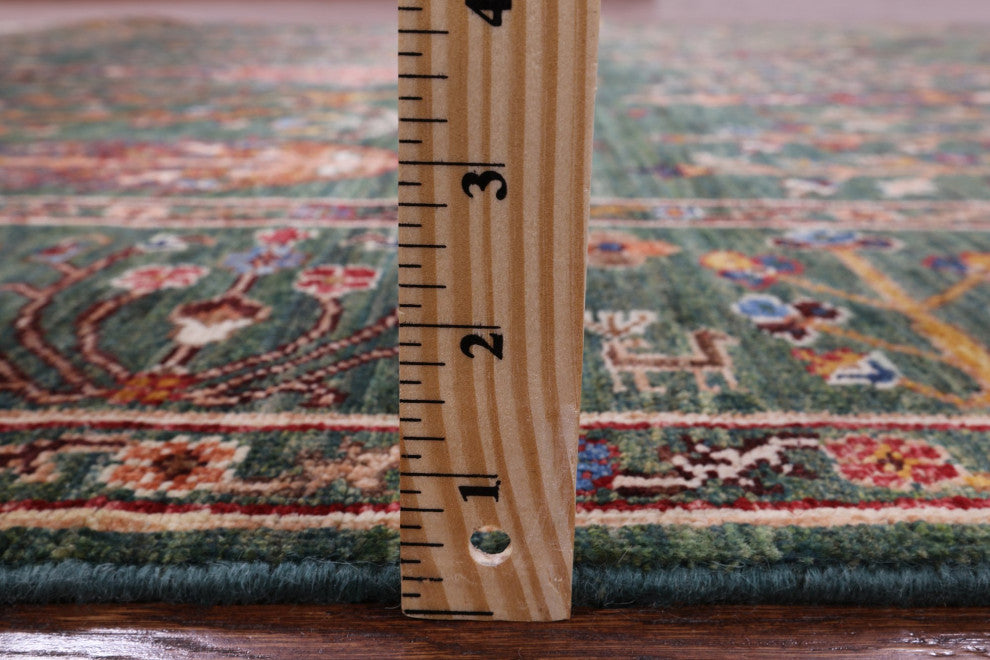 5' 9" X 7' 9" Hand Knotted Persian Gabbeh Tribal Wool Rug Q9561