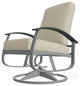 Belle Isle Cushion Outdoor Swivel Rocker, Huskie/Graphite