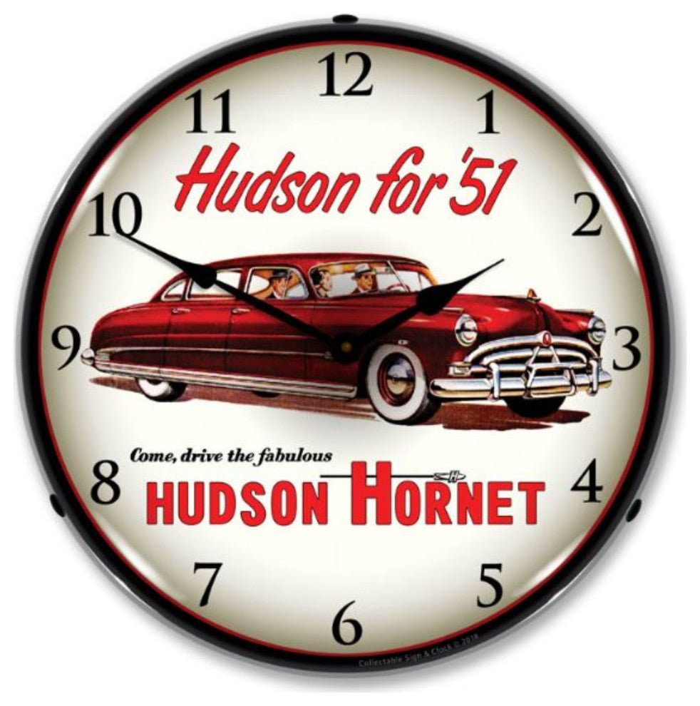 1951 Hudson Hornet Backlit Wall Clock - Thumbnail 3