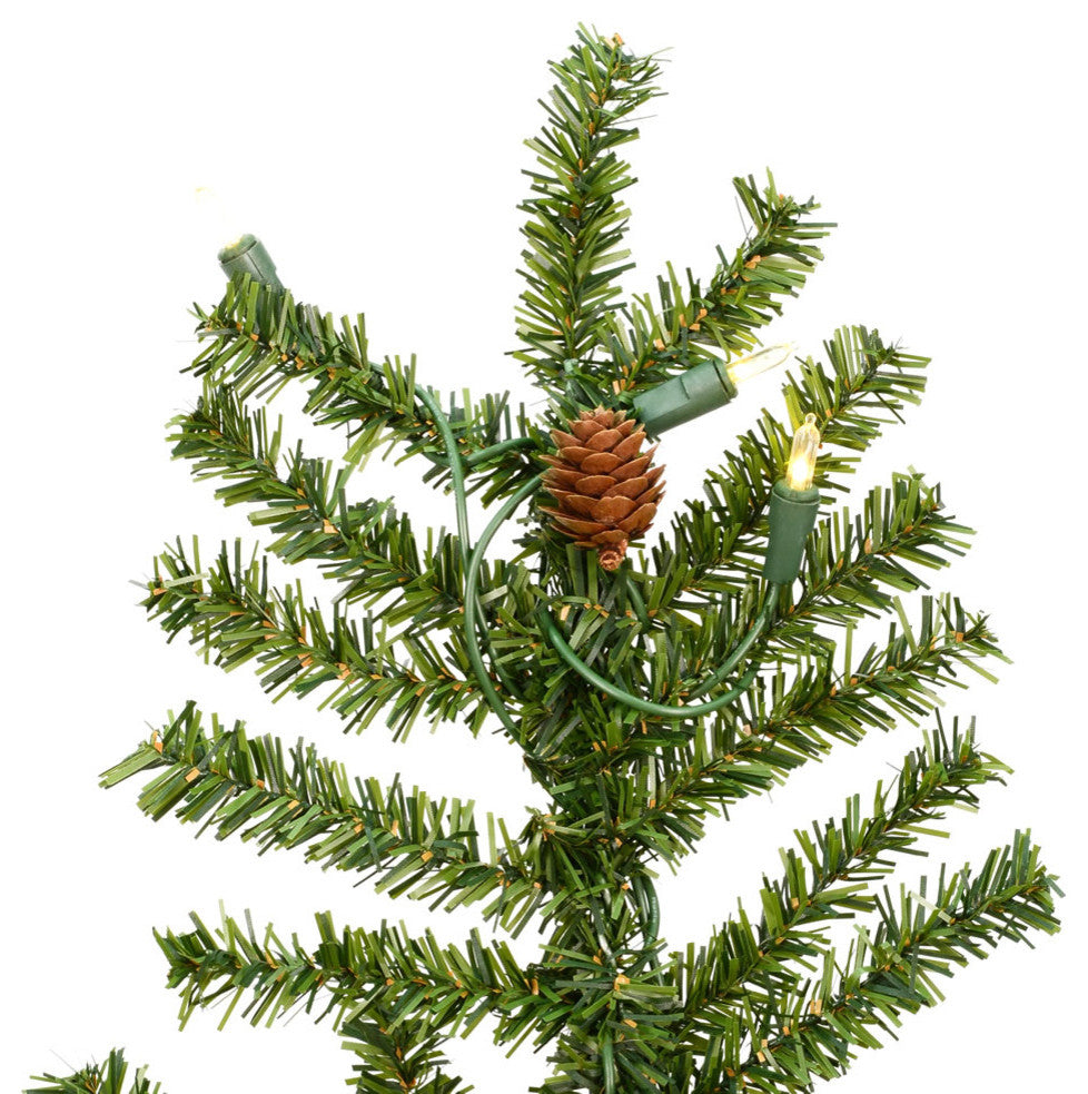 Vickerman A807261Led 6' Alpine Artificial Christmas Tree, Warm White Led Lights