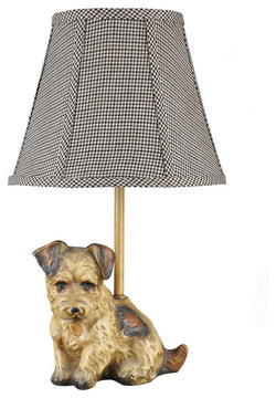 HomeRoots Antique Puppy Acccent Lamp