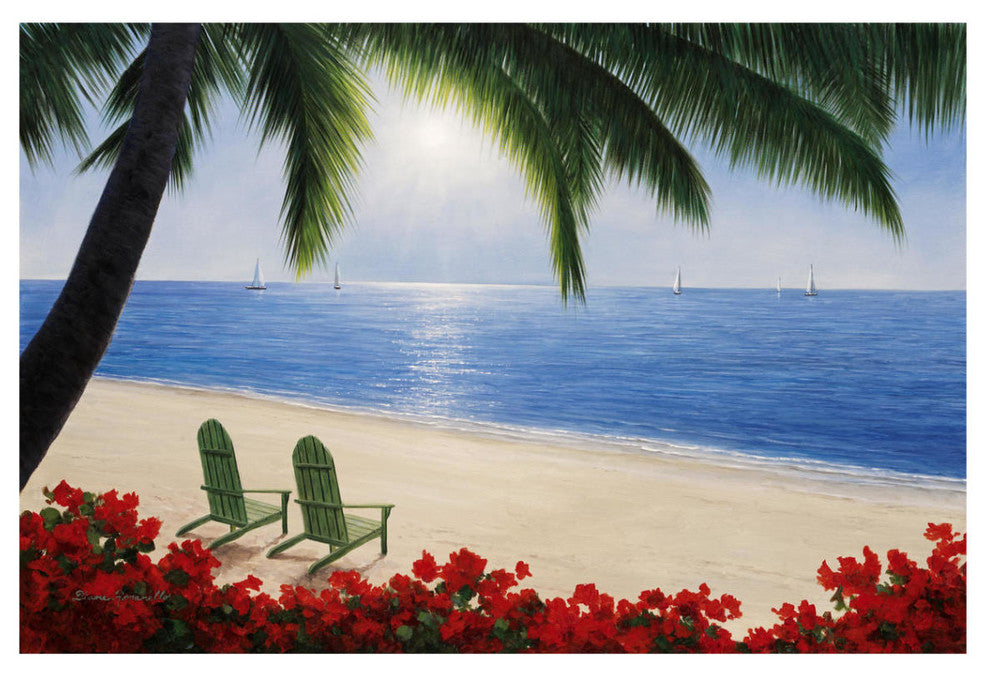 "By The Sea" Digital Paper Print by Diane Romanello, 20"x14"