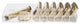 Alexa Acrylic Organizer Singles, Adjustable Dividers, 10 Slots, Long