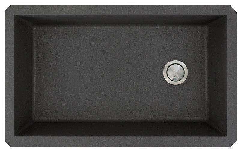 Transolid Radius Granite 31-in Undermount Kitchen Sink