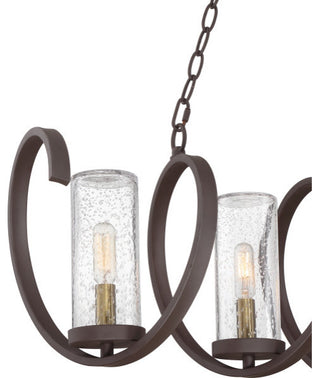 Tumult 5-Light Island Light, Western Bronze