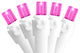 Set of 50 Pink LED Wide Angle Christmas Lights