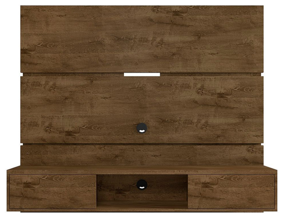 Vernon 62.99 Floating Entertainment Center in Rustic Brown