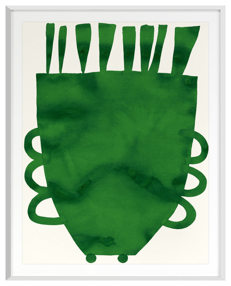 Many A Mohawk Fine Art Print, White, 30"x24"