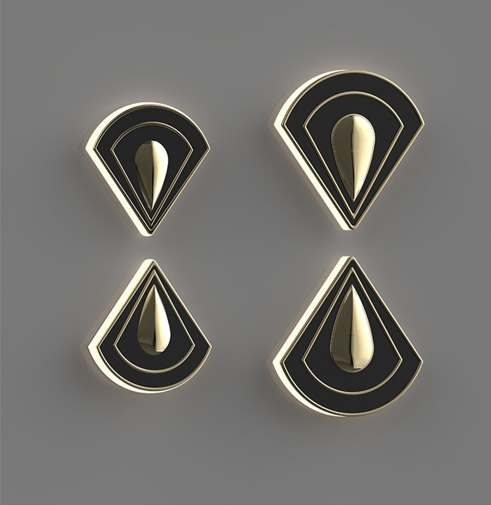 Manacor | Creative Copper LED Wall Light, 2 Heads, Warm Light