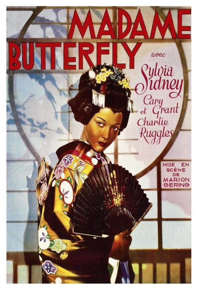"Vintage Film Posters: Madame Butterfly" Digital Paper Print, 26"x38"