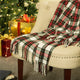 60"L Plaid Woven Throw