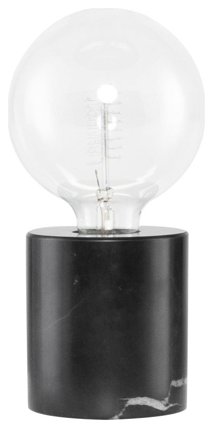 Pia Black Stone Table Lighting