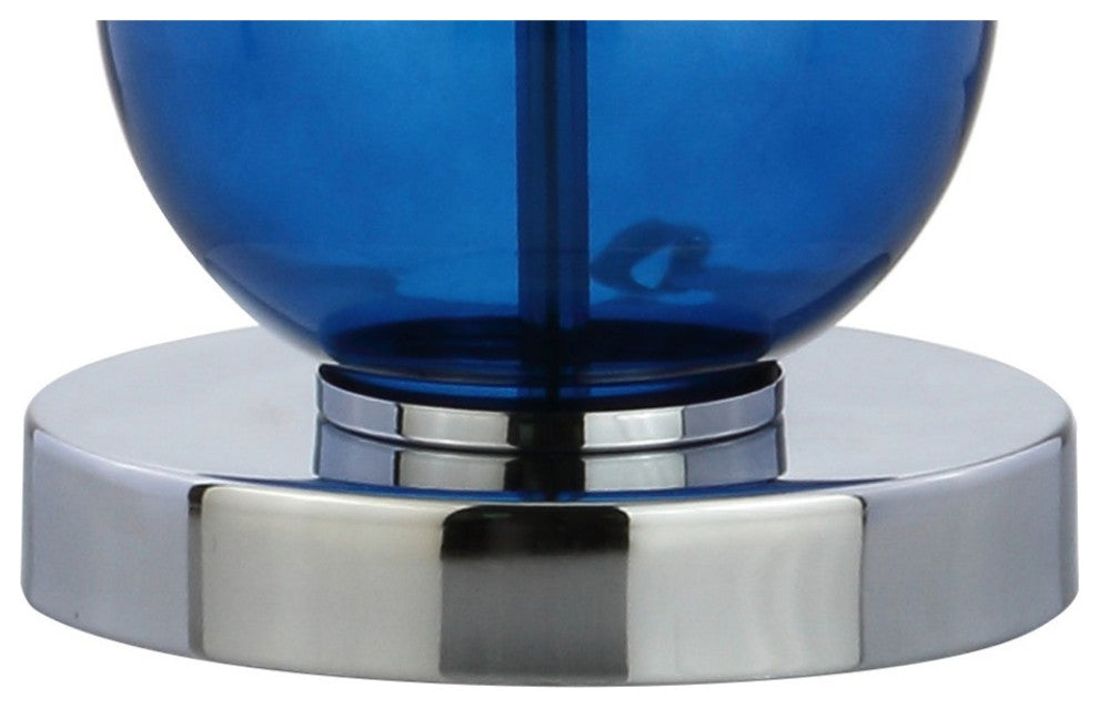 Bella 27" Glass Triple-Sphere Table Lamp, Set of 2