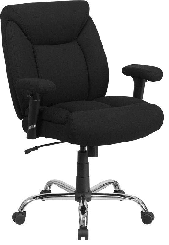 HERCULES Series 400 lb. Capacity Fabric Swivel Task Chair With Arms