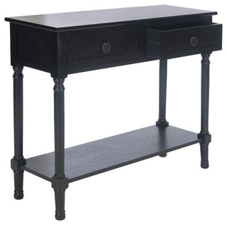 Safavieh Allura 2 Drawer Console Table, Black