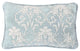 Belle Floral Embroidered Velvet Lumbar Pillow, 16"x26", 1 Piece