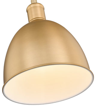 Zlite 4500P8-CB 1-Light Pendant, Classic Brass