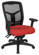 ProGrid High Back Managers Chair, Fun Colors Red