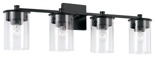 Capital Lighting 146841-532 Mason 4 Light 30"W Bathroom Vanity - Matte Black