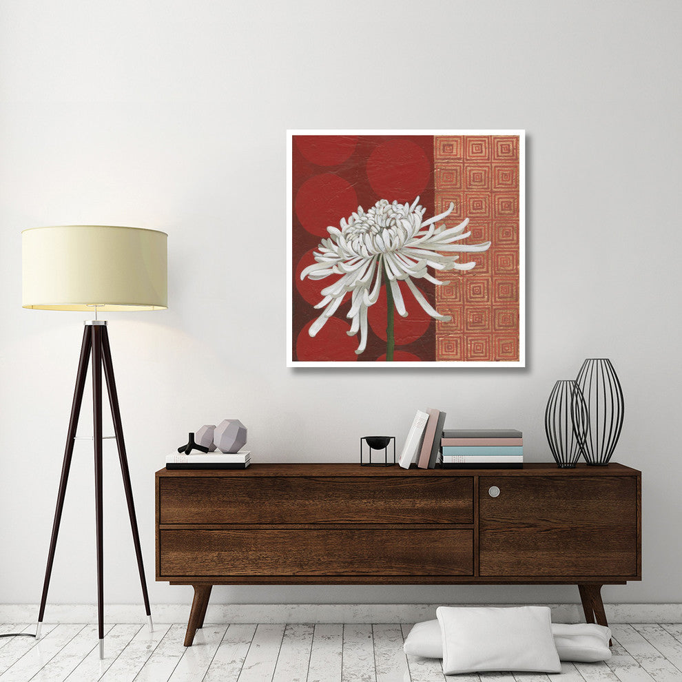 "Morning Chrysanthemum II" Digital Paper Print by Kathrine Lovell, 42"x42"