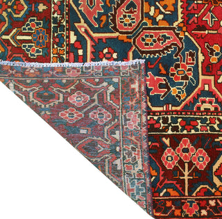 Fine Vintage Bakhtiari Nikolas Red/Eggplant Rug, 8'11 x 11'7