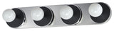 Maxim 26094 Hollywood 4 Light 27"W Vanity Light - Polished Chrome