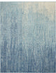 7 x 10 Navy and Light Blue Abstract Area Rug