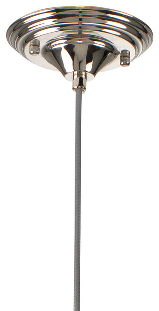 Dimpled Glass Pendant, Large, Cornflower Blue Glass