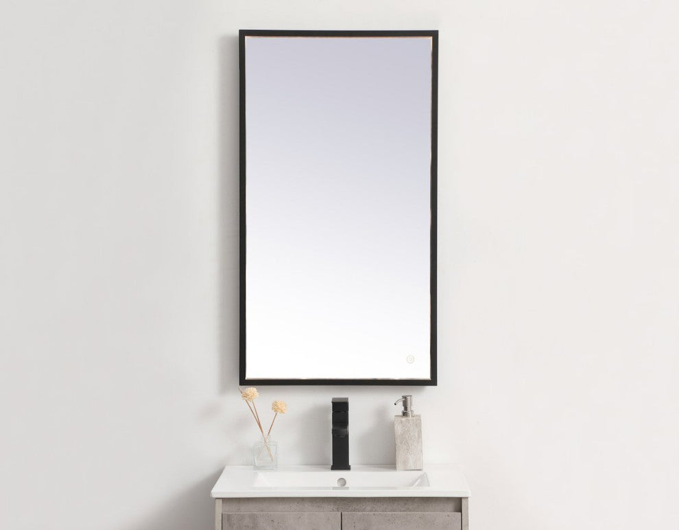 Modern Black Led Mirror