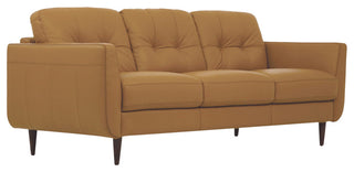 Radwan Sofa, Camel Leather