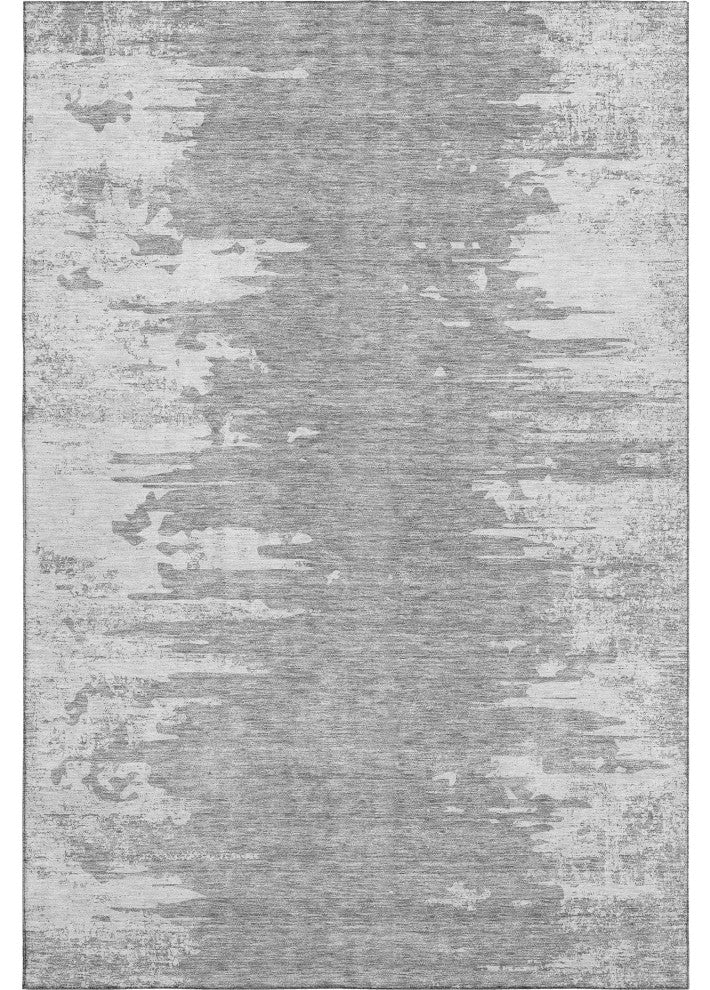 Premium Machine Washable Mayfield AMF705 Silver 2'6" x 3'10" Rug