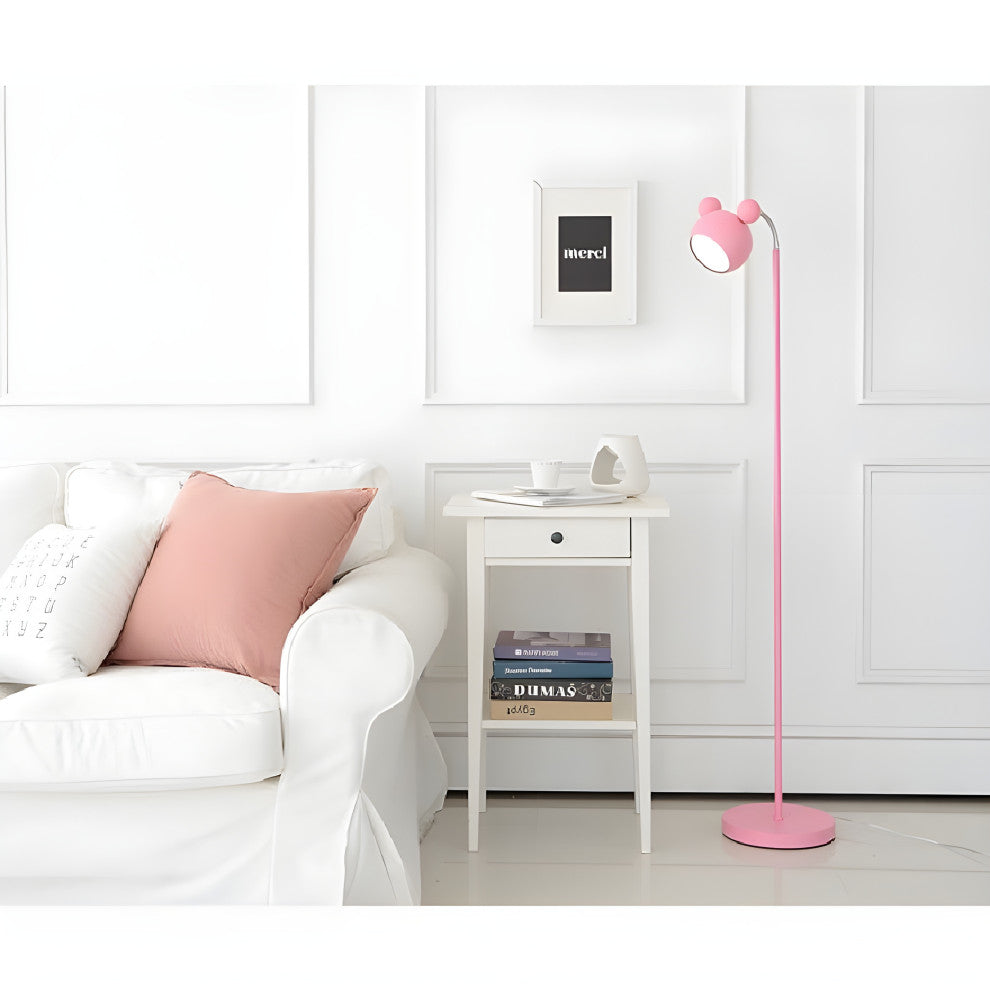 Bourg-Saint-Pierre | Korean Design Bright LED Floor Lamp, Pink