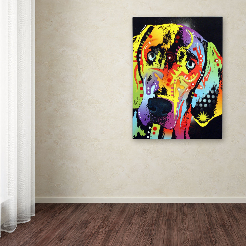 Dean Russo 'Weimaraner' Canvas Art, 14x19