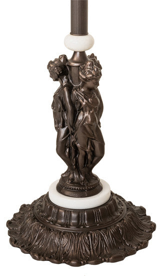 Meyda Lighting 228408 74" High Shell With Jewels Floor Lamp