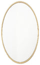Oval Gold Mirror