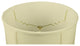 16x18x19 Egg Shell Shantung Drum Lampshade