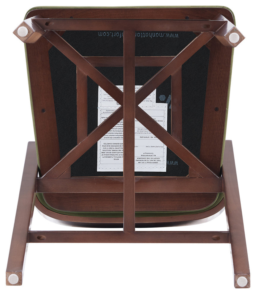 Manhattan Comfort Patricia Counter Stool, Turtle Green, Single