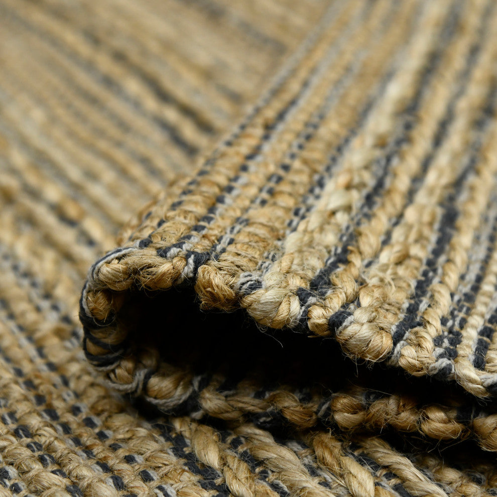 Naturals Sinclair Area Rug, Gray, 5' x 8', Striped