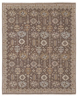 Aleska Traditional Oriental, Brown/Ivory, 2'6"x10' Runner