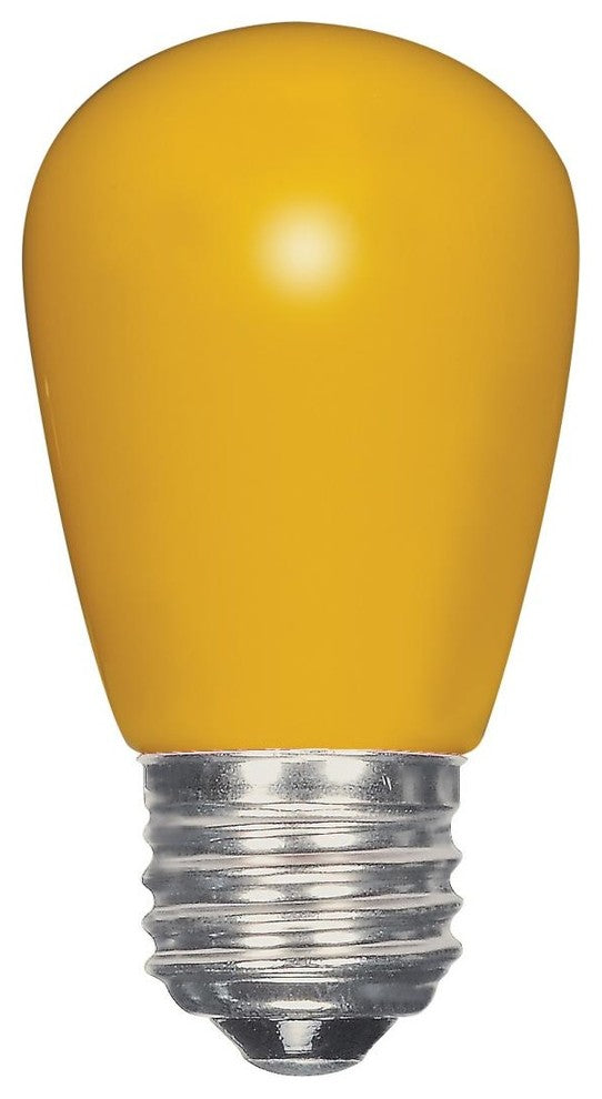 1.4W LED S14 Ceramic Yellow Medium Base 120V