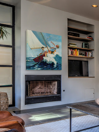 "Free as a Bird" Painting Print on Wrapped Canvas