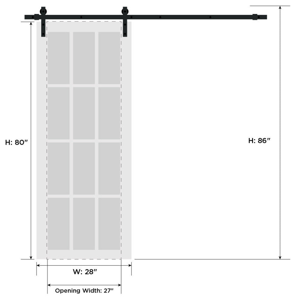 Barn Door 28x80"