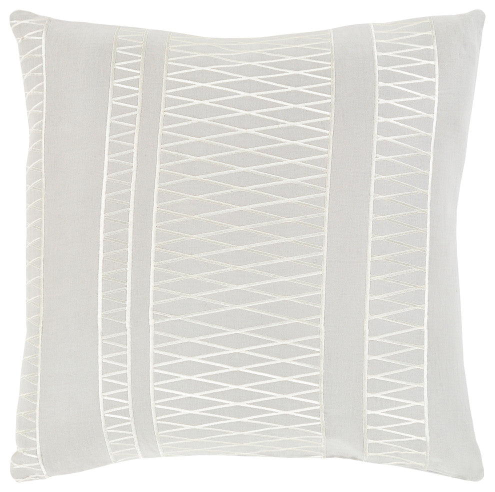 Cora Pillow 18x18x4, Down Fill