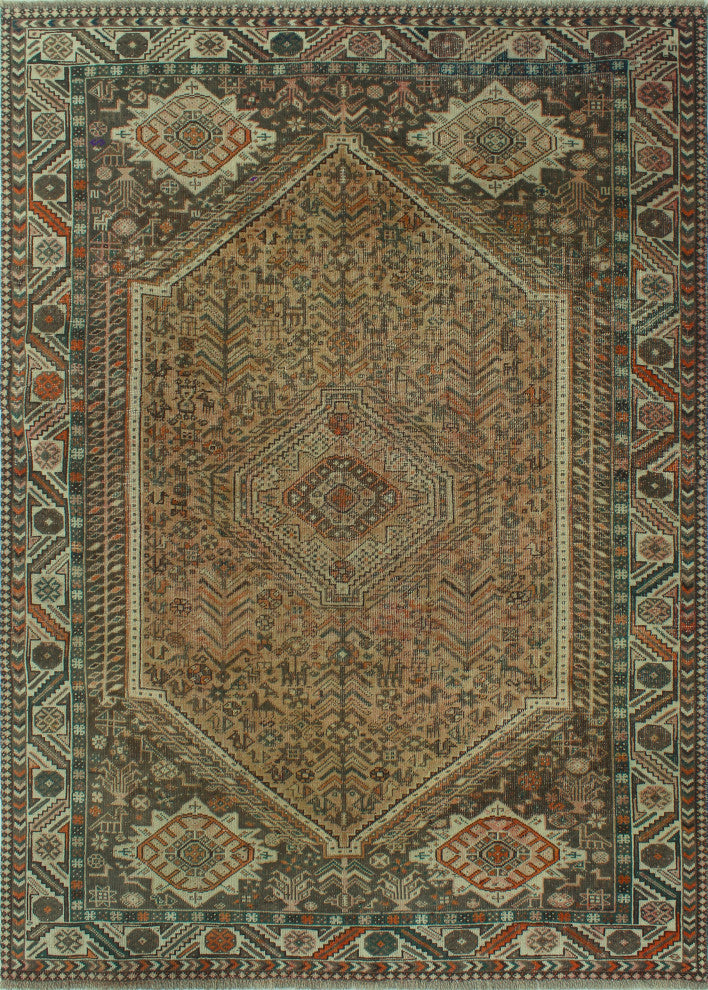 Semi-Antique Uzra Rust Rug