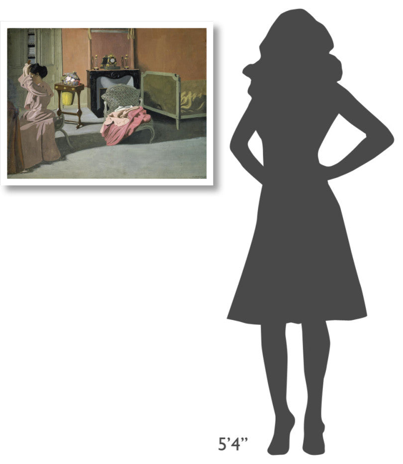 "Lady Doing Her Hair" Digital Paper Print by Felix Vallotton, 32"x25"