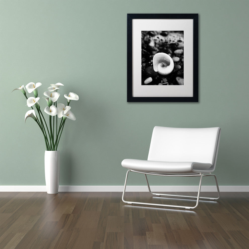 PIPA Fine Art 'Glowing Beach Shell' Matted Framed Art, 14x11