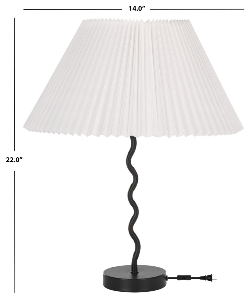 Safavieh Tali 22" Table Lamp, Black