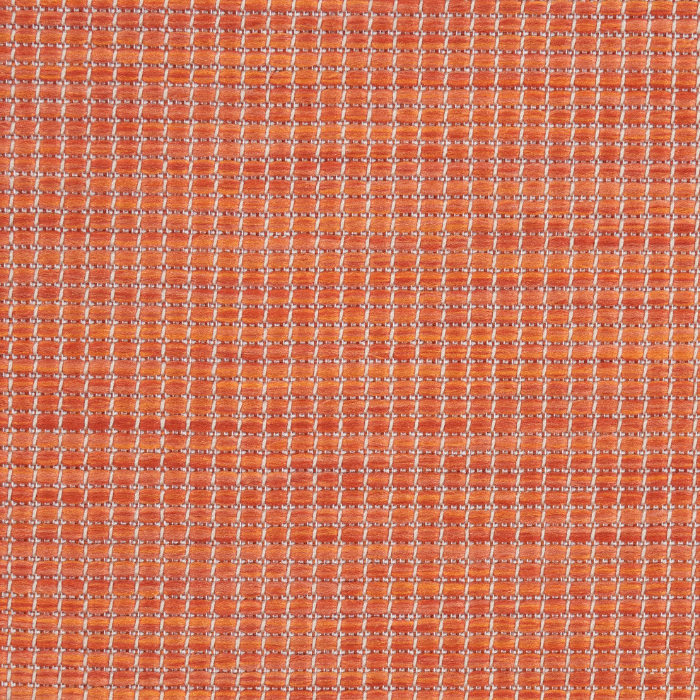 Nourison Positano Contemporary Area Rug, Terracotta, 2'2"x8' Runner